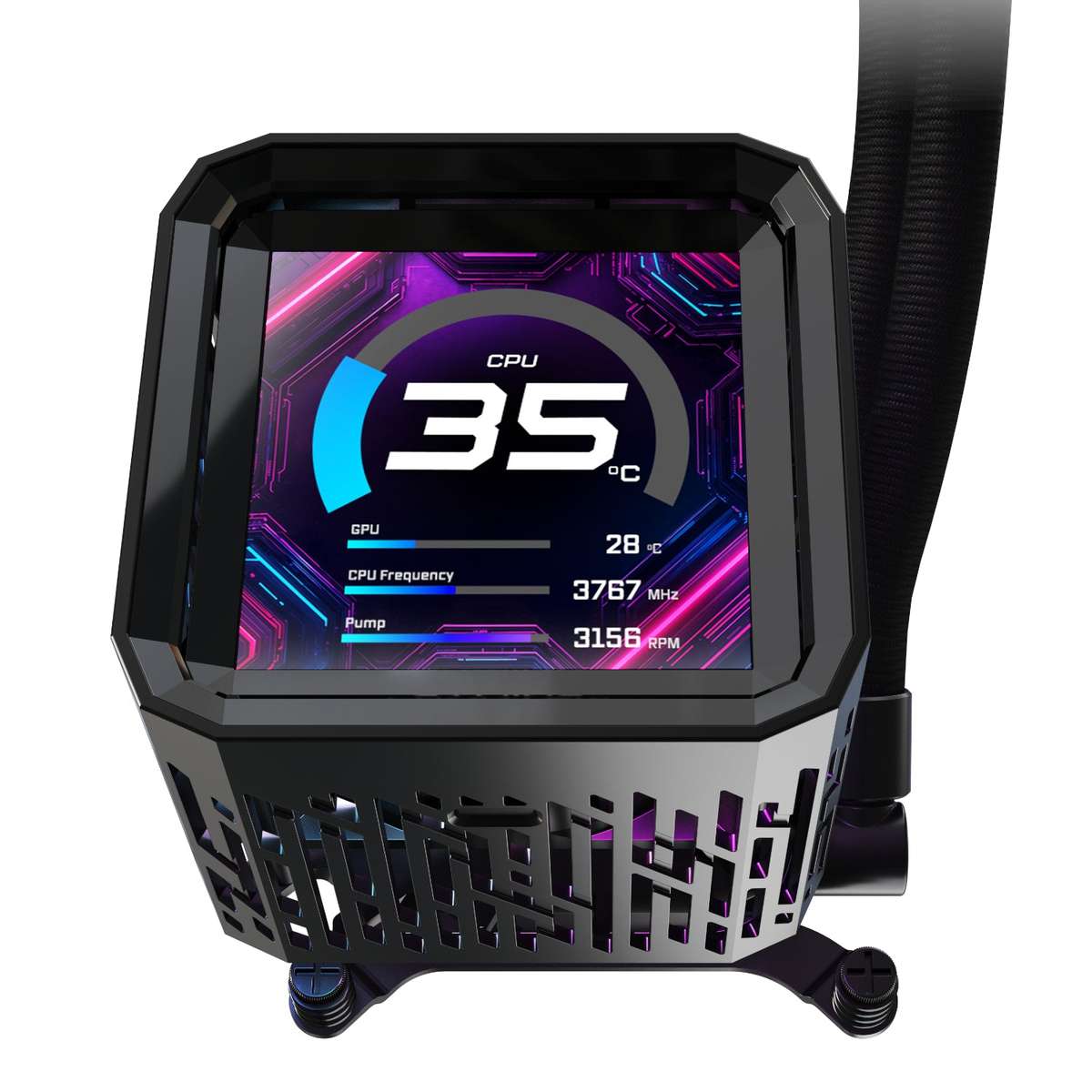 Asrock Phantom Gaming 360 Lcd All-In-One Liquid CPU Cooler Black