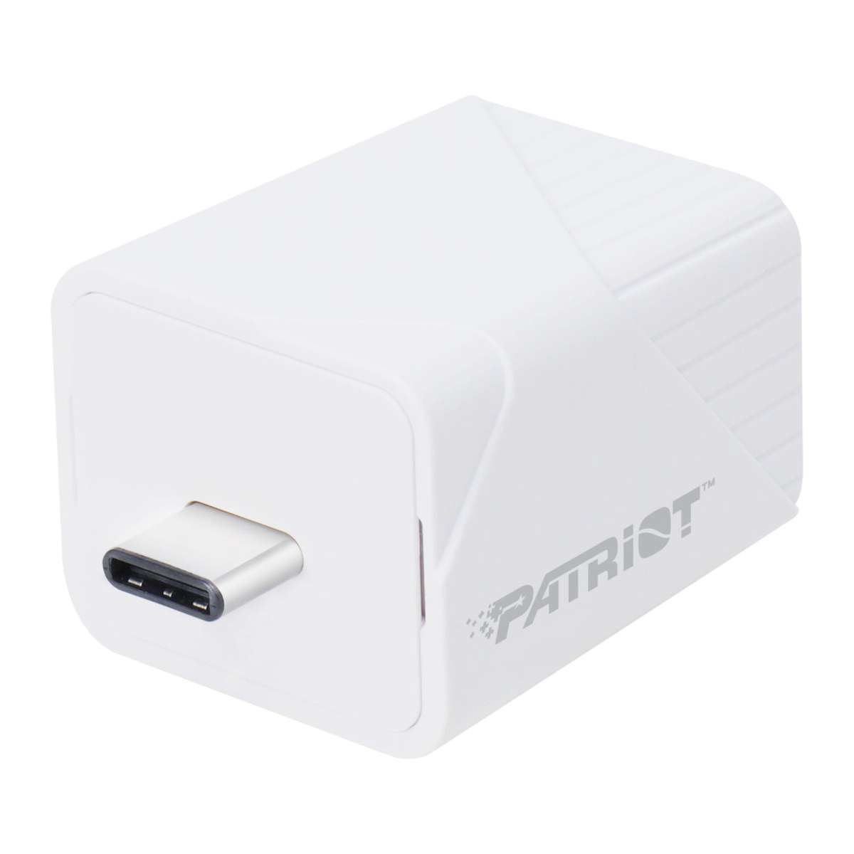 Patriot Iluxe Cube 128GB Type-C Smart Backup Solution White