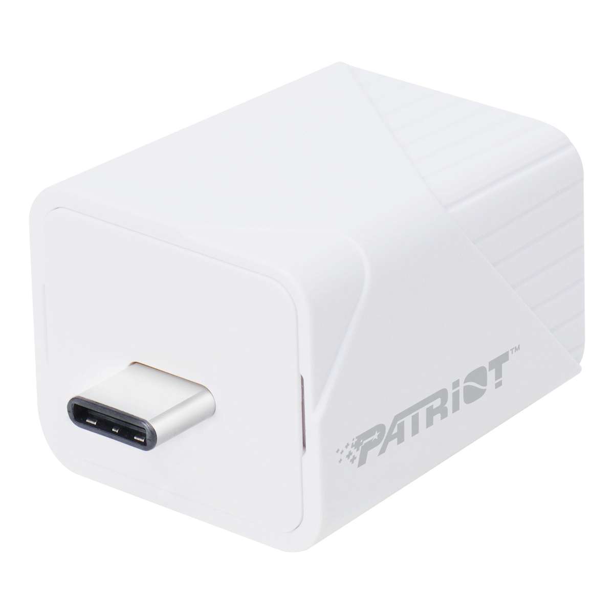Patriot Iluxe Cube 256GB Type-C Smart Backup Solution White