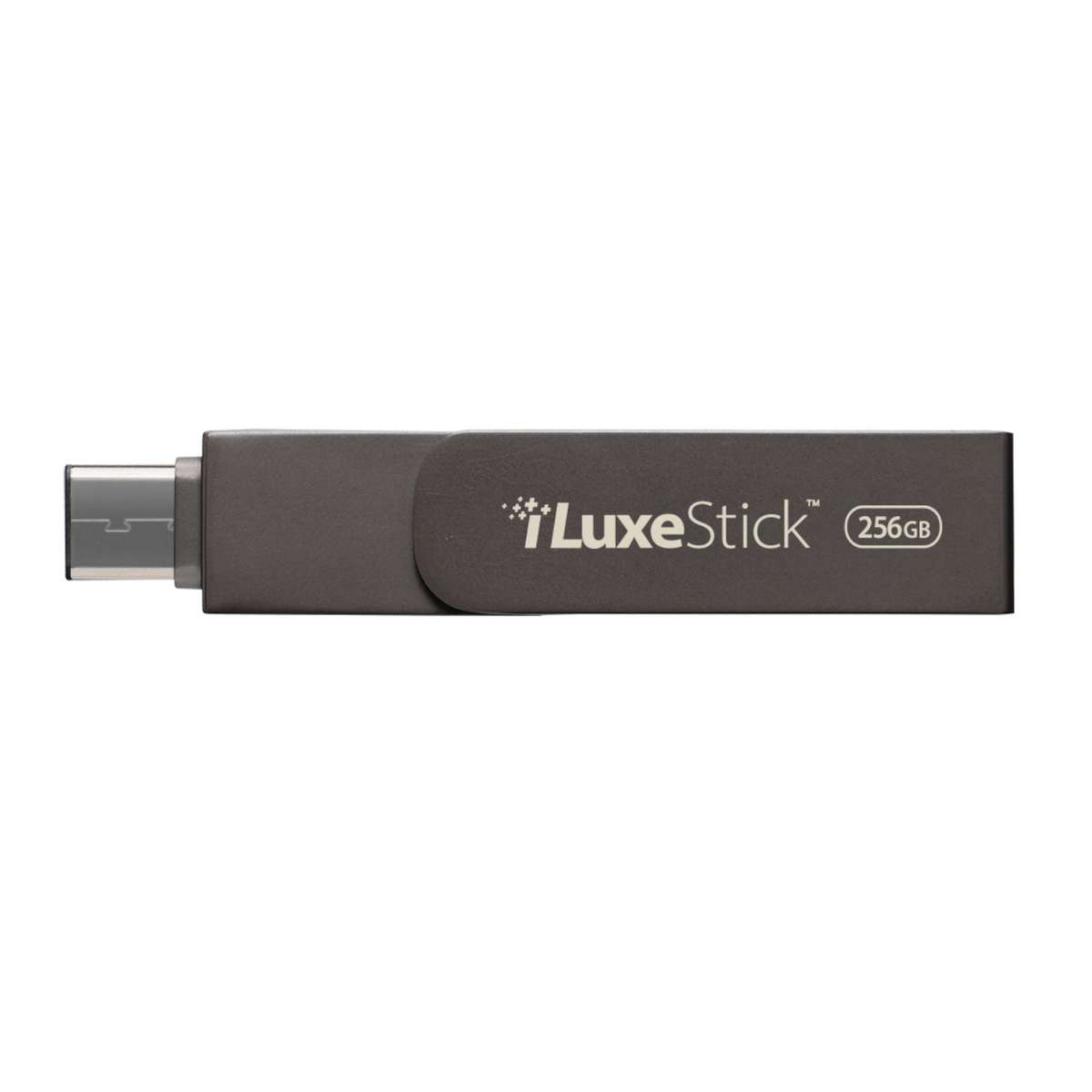 Patriot Iluxe Stick C 256GB USB 3.2 Gen 1 Type C + Lightning Flash Drive Black