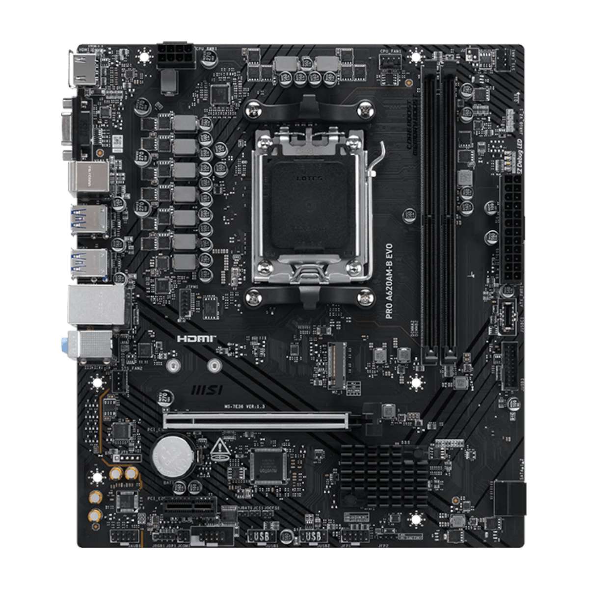 Msi Pro A620AM-B Evo AM5 M-ATX Motherboard