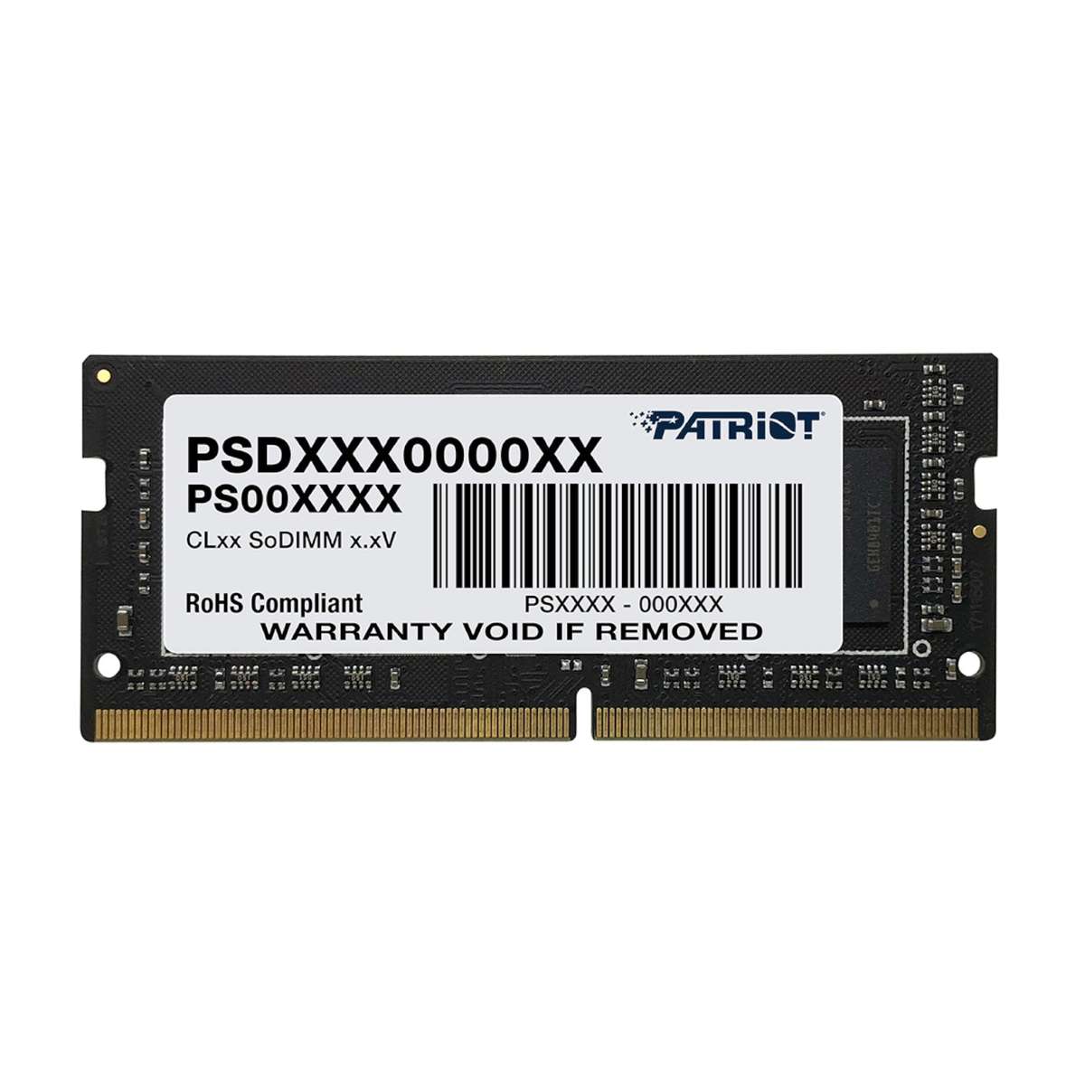 Patriot Signature Line 16GB 3200MHZ DDR4 Single Rank SODIMM Notebook Memory