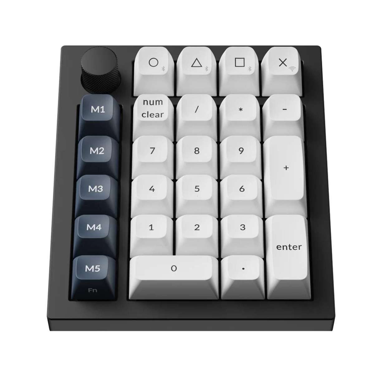 Keychron Q0 Max Qmk Gateron Jupiter Red RGB Wireless Custom Number Pad Carbon Black
