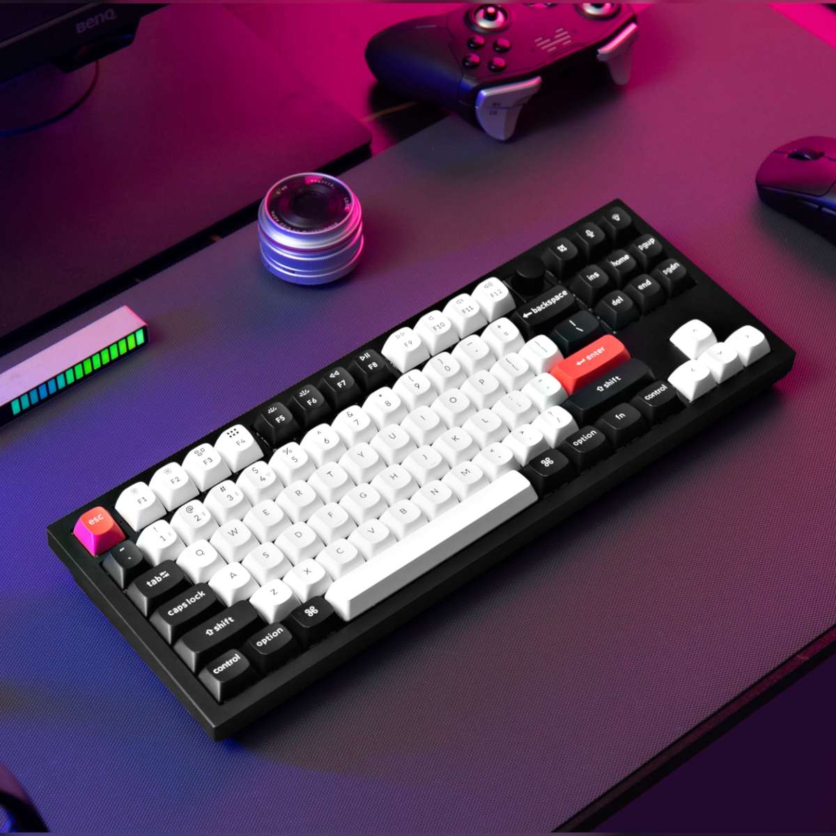 Keychron Q3 He Qmk 80% Wireless Custom Mechanical Keyboard (nebula Switch)  Carbon Black