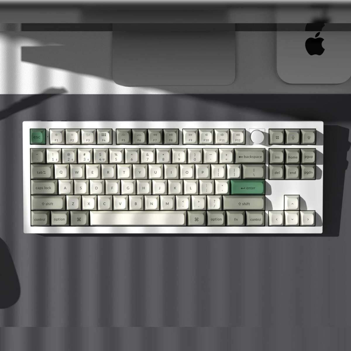 Keychron Q3 Max 80% Full Assembled Knob Red Switch Hot-Swap Gateron Jupiter RGB Wireless Keyboard...