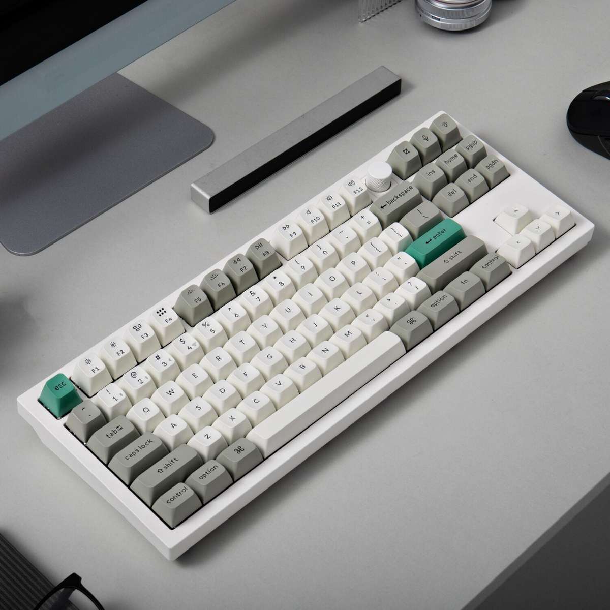 Keychron Q3 Max 80% Full Assembled Knob Red Switch Hot-Swap Gateron Jupiter RGB Wireless Keyboard...