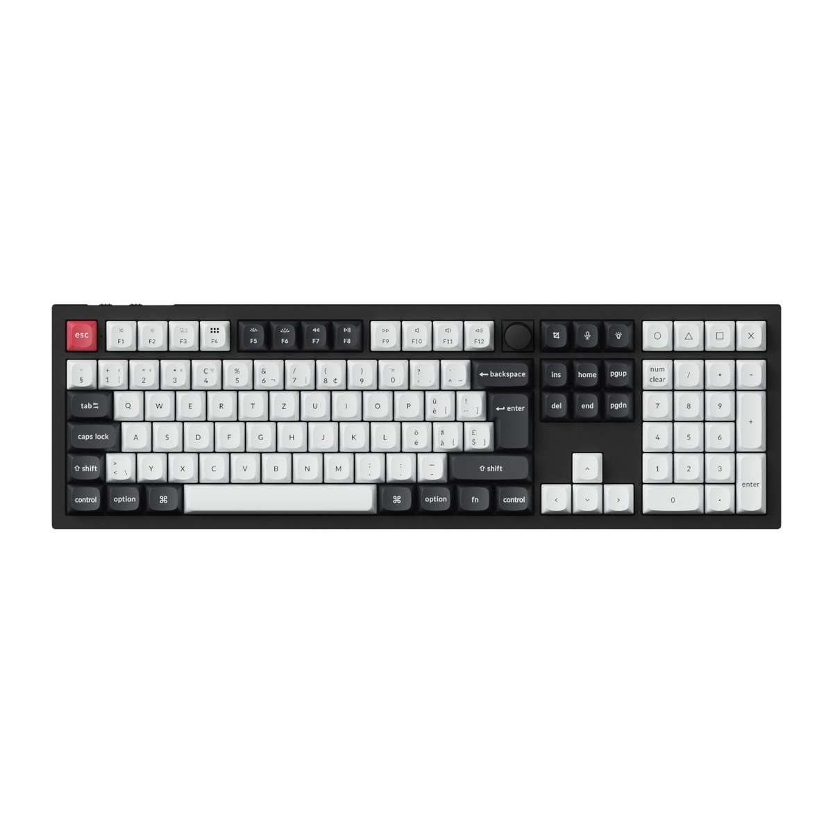 Keychron Q6 He Qmk Full-Size Wireless Custom Mechanical Keyboard (nebula Switch)  Carbon Black