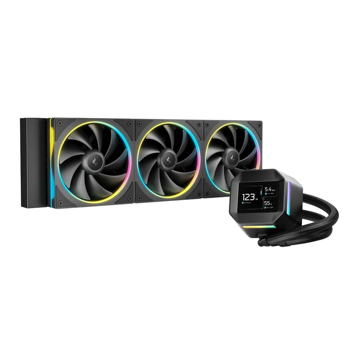 Deepcool LM360 ARGB 360MM Aio CPU Liquid Cooler Black