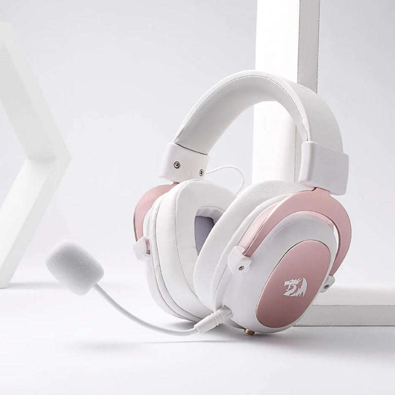Redragon Over-Ear Zeus 2 USB Gaming Headset White