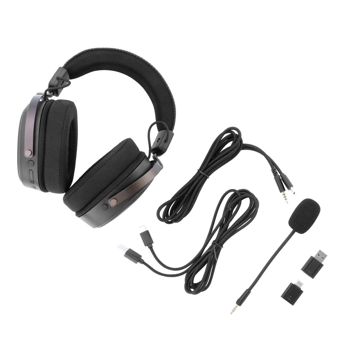 Redragon Fury Wrs Over-Ear Wireless Gaming Headset Black