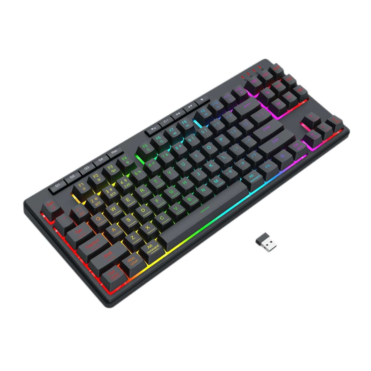 Redragon Shiva Pro Wireless Keyboard Black