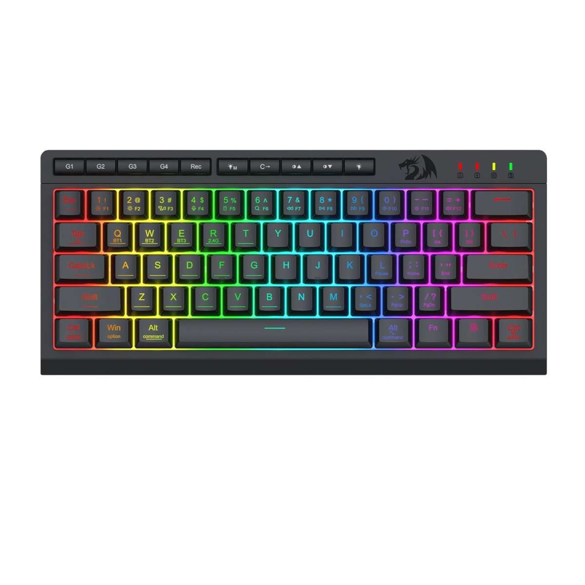 Redragon Shiva K522 Pro RGB Wireless Gaming Keyboard- Black