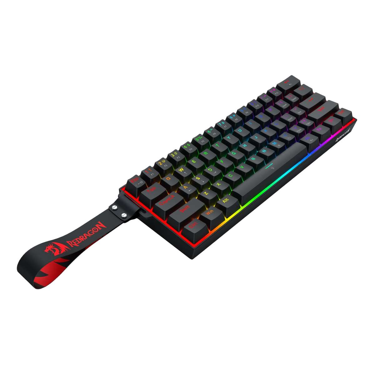 Redragon Fizz Magnetic Plus 60% RGB Gaming Keyboard Black