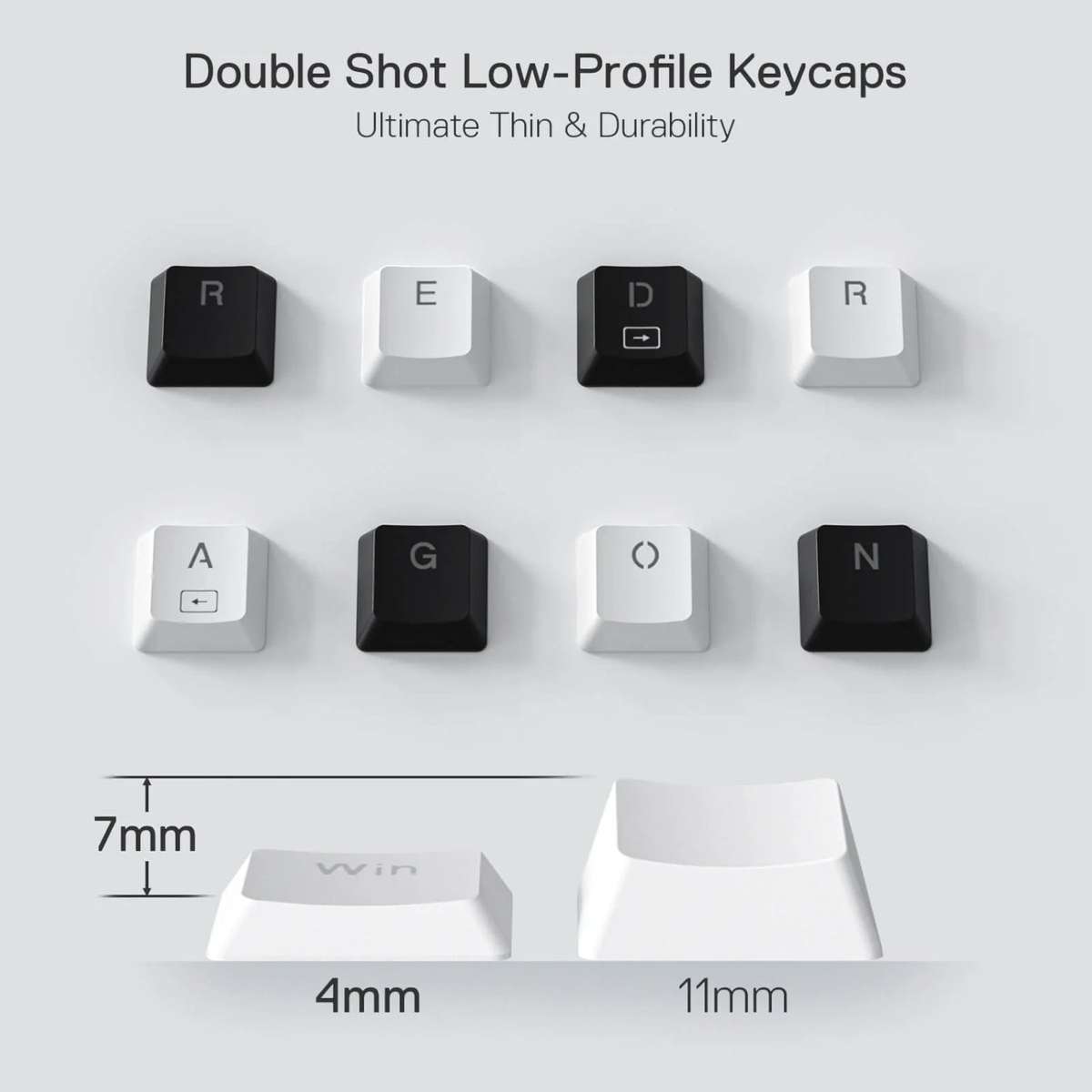 Redragon K632 Horus Mini 60% RGB Wired Gaming Keyboard  White