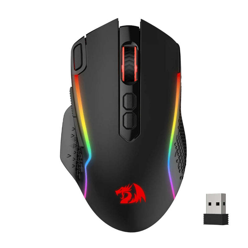 Redragon Taipan Pro 10000DPI RGB Wireless Gaming Mouse Black