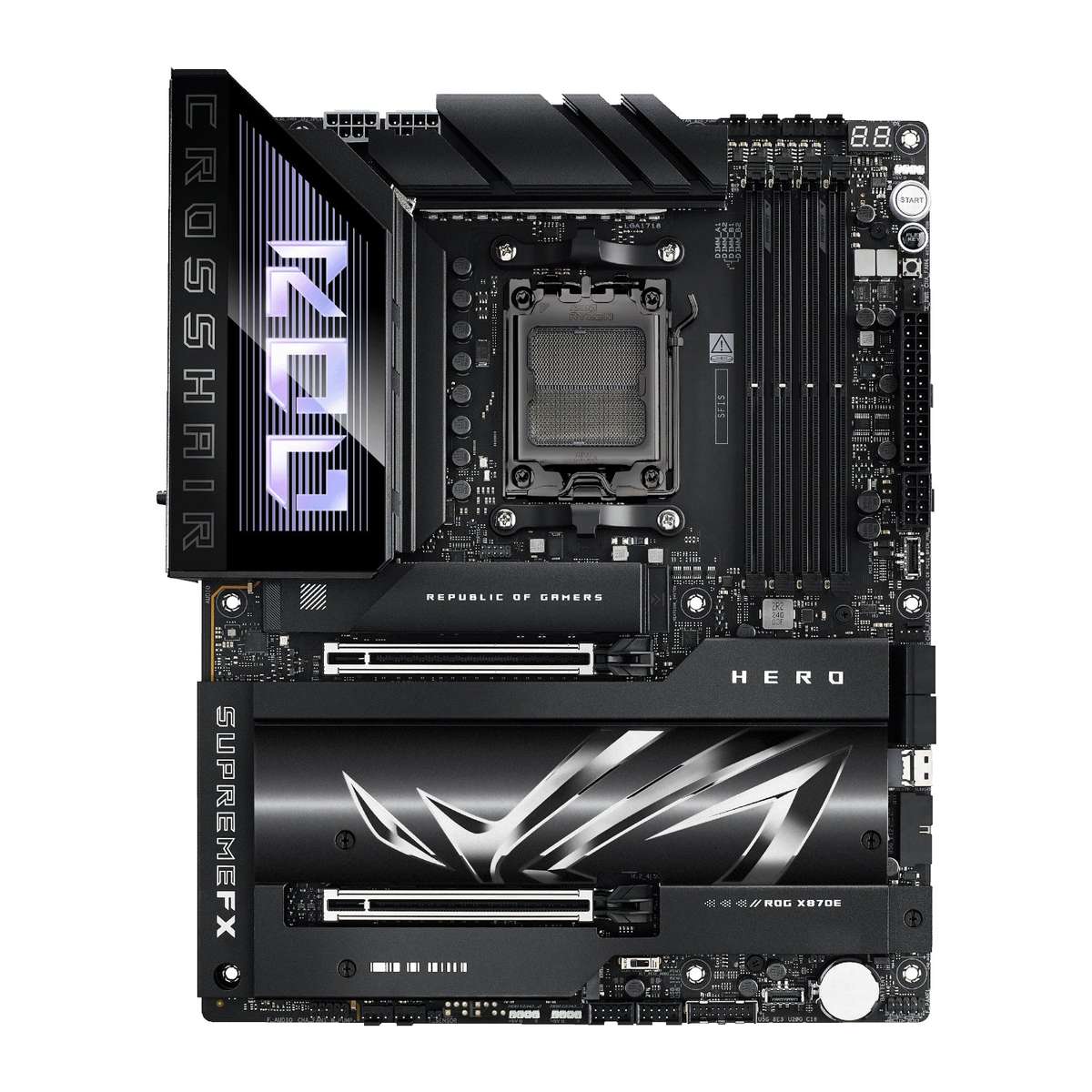 Asus Rog Crosshair X870E Hero ATX Gaming Motherboard