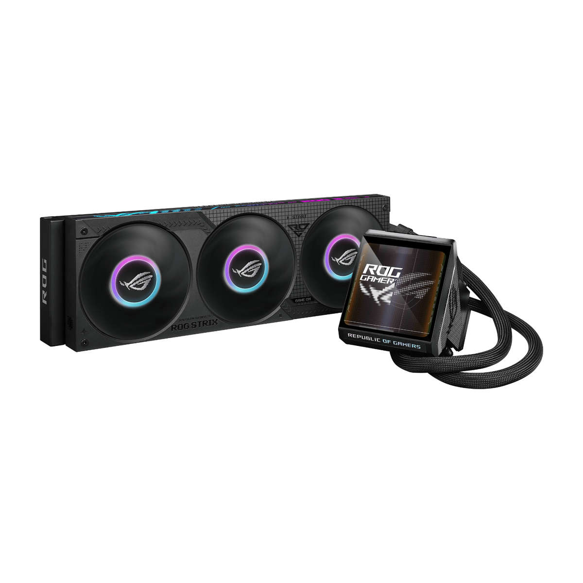 Asus Rog Strix Lc Iv 360 ARGB Lcd Liquid Cooler Black