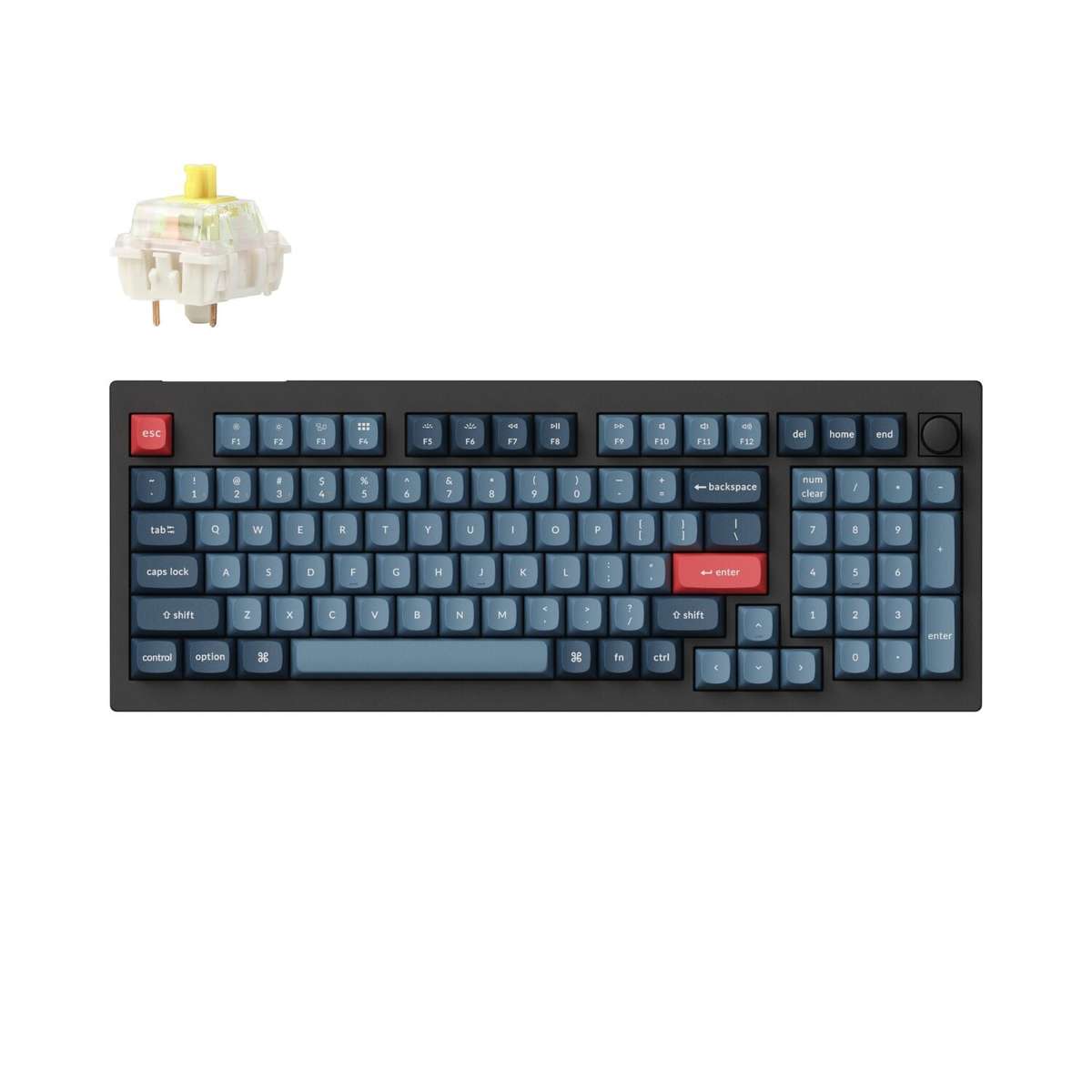 Keychron V5 Max Wireless Custom Keyboard Banana Switch