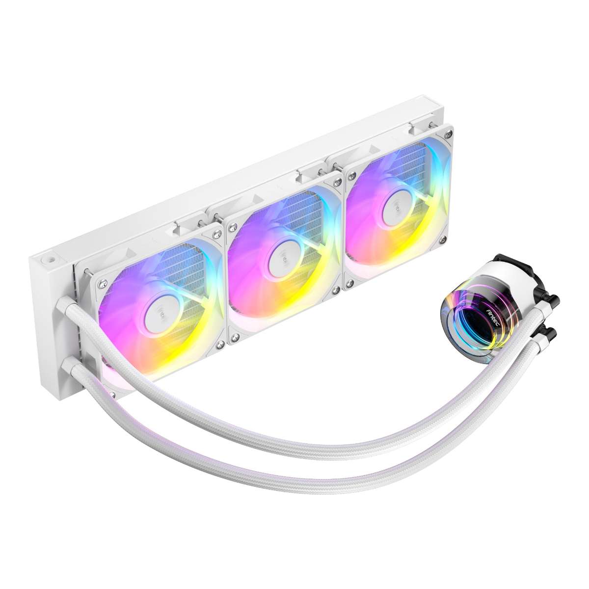 Antec Vortex Lum 360 ARGB Aio CPU Liquid Cooler White