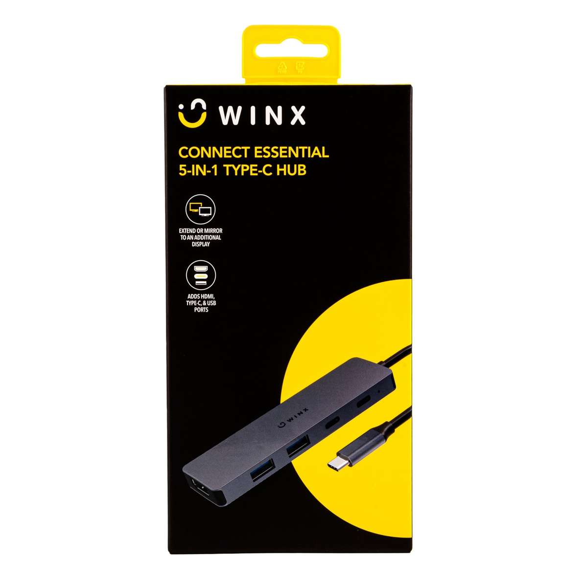Winx Connect Essential 5-IN-1 Type-C Hub