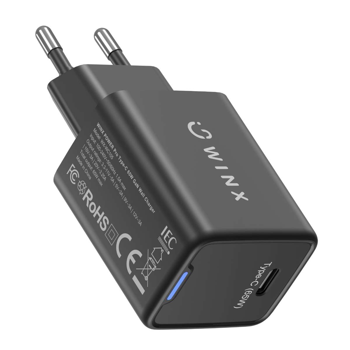 Winx Power Pro Type-C 65W Gan Wall Charger