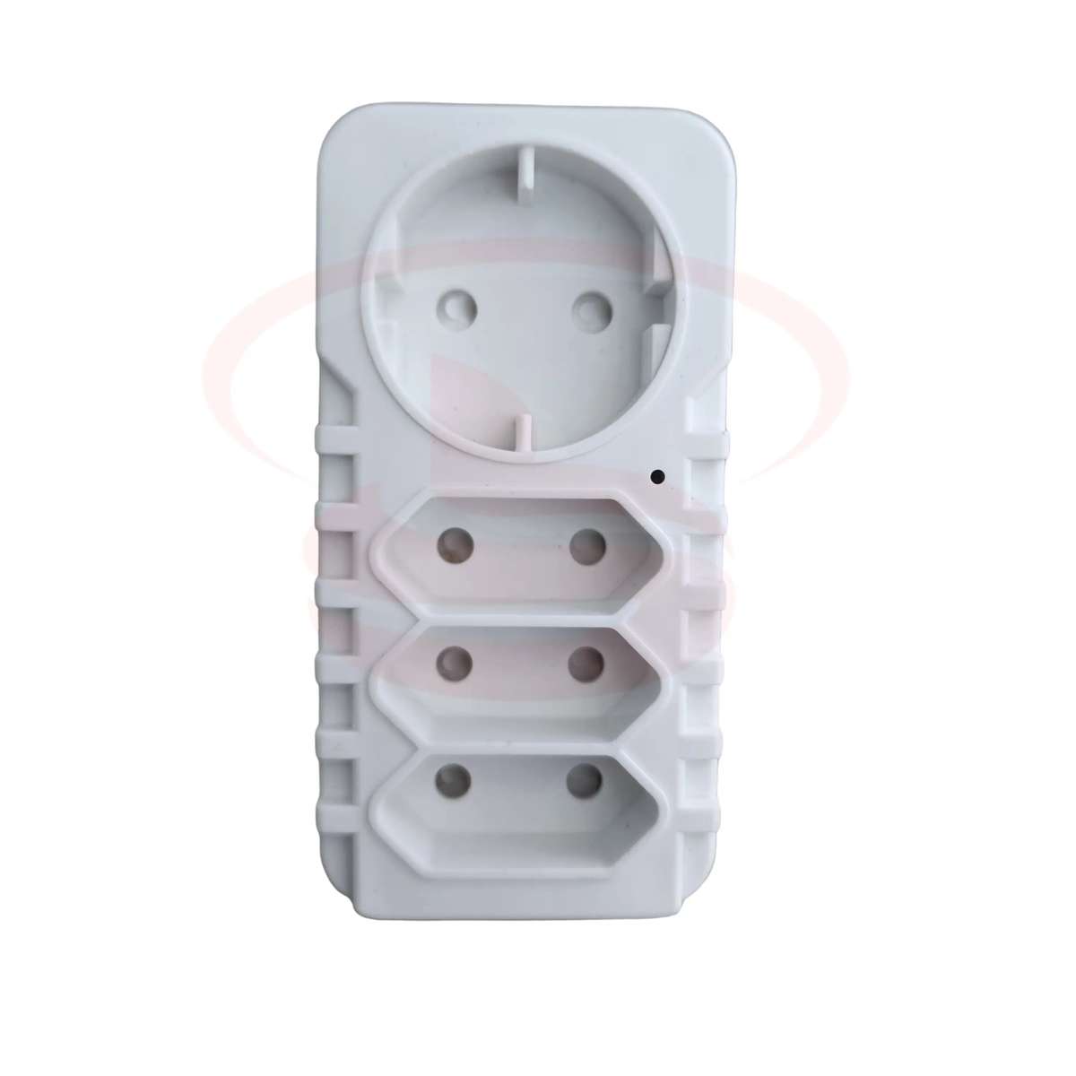 4-Way 2 Pin Compact & Durable Multi Plug Adaptor