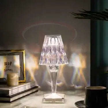 7+ Colour Changing Rechargeable Crystal Touch Table Lamp