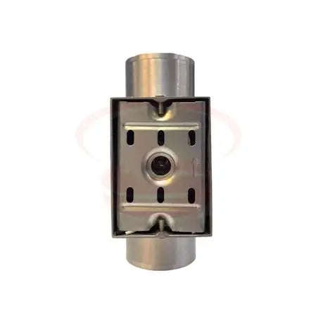 Luxe GU10 Outdoor Cylindra Up & Down Silver Wall Lamp