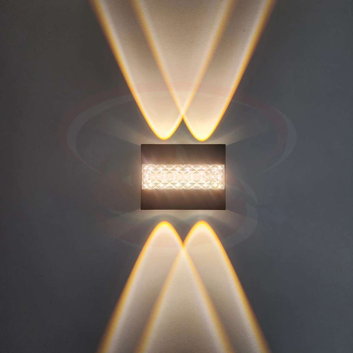 2 LED Up & Down Warm White Decorative Wall Lamp