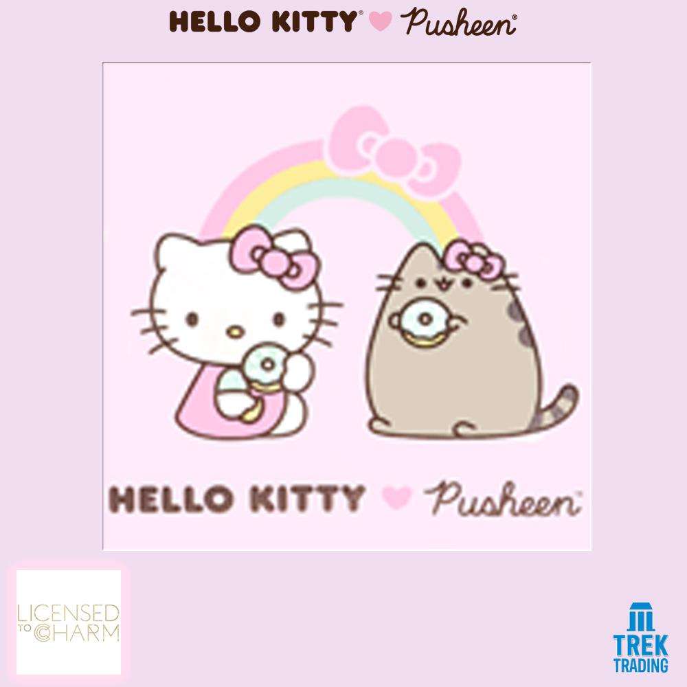 Hello Kitty & Pusheen - 18ct Gold Vermeil Stud Earrings