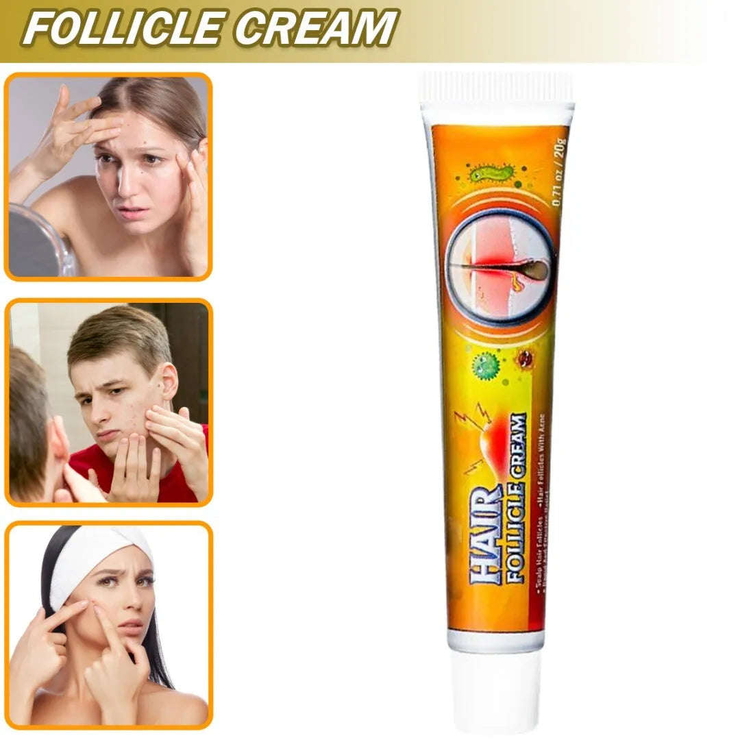 Hair Follicle Cream Treat Folliculitis Skin Inflammation Antibacterial Ointment