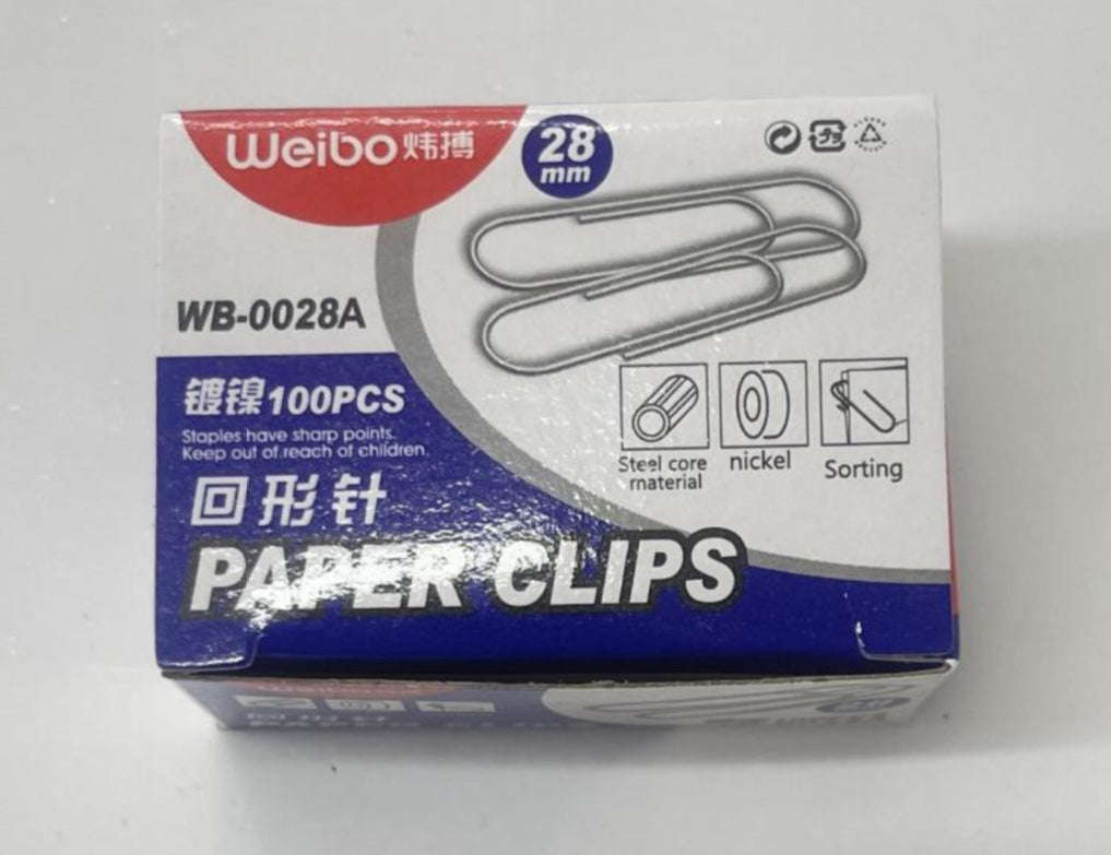 Foldback Binder Clips  12Pcs