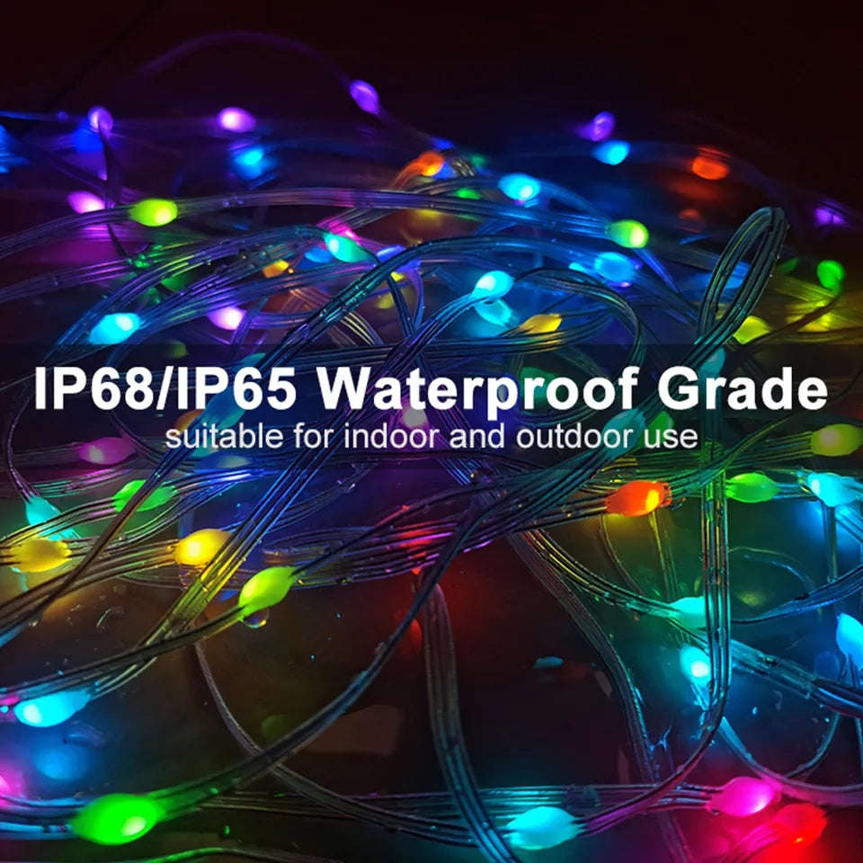 RGB 10M Waterproof Outdoor/Indoor Decorative Led String Lights