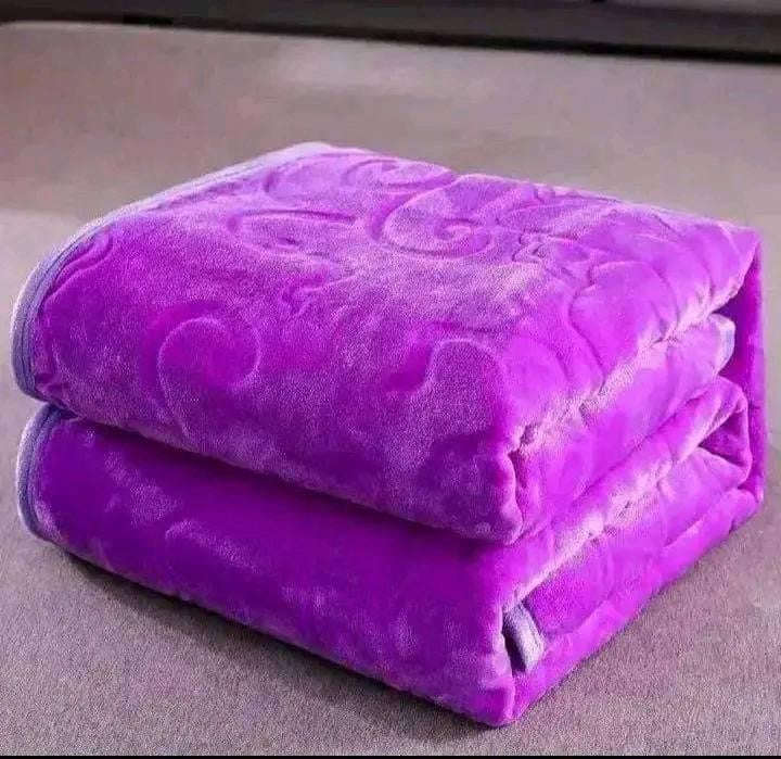 Warm Winter Blankets DBL With Hearts Prints