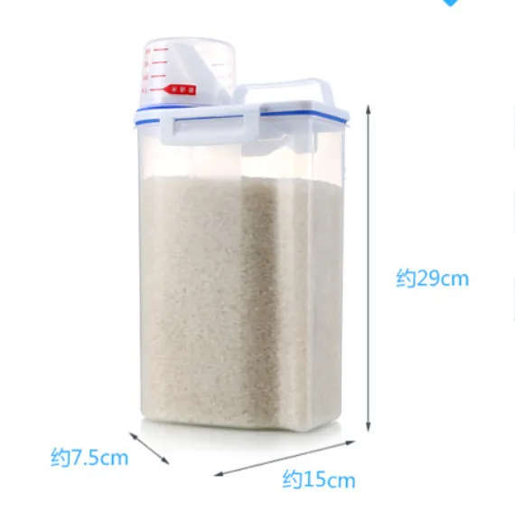 Food Storage Container With Measuring Cup 2.0Kg