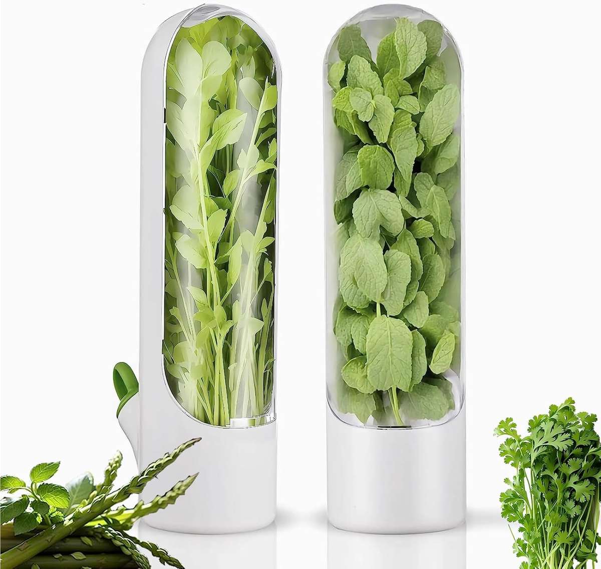 MHome Fresh Herb & Vegetable Preserver Pods  Extend Fridge Freshness Longer