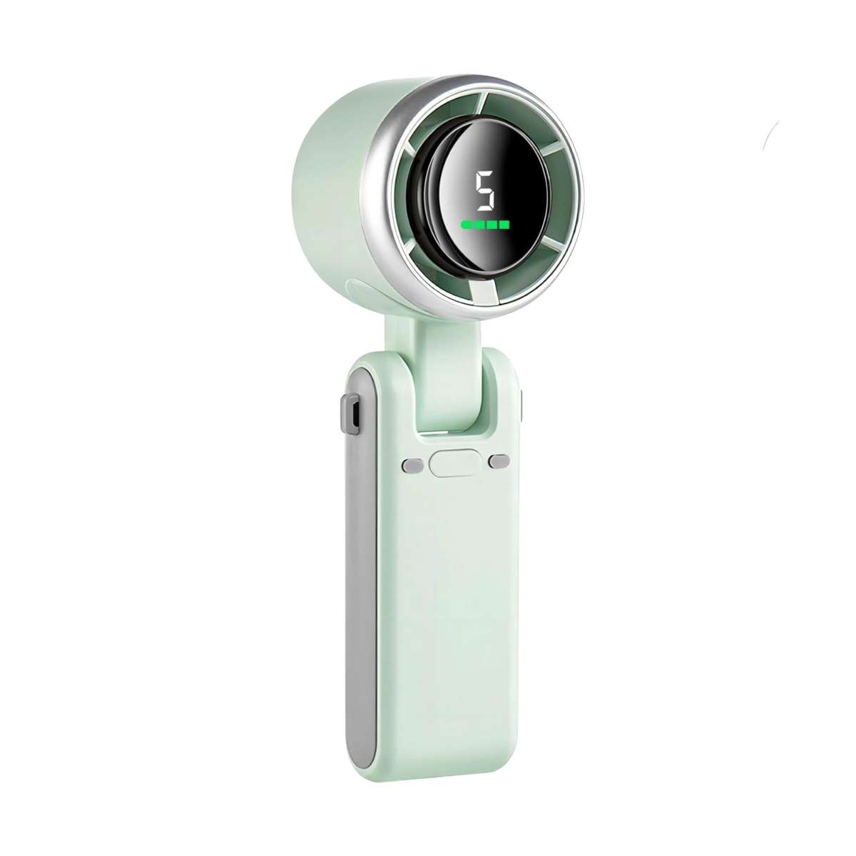 3-in-1 Mini Handheld Turbo Fan  Desk, Neck & Portable Cooling Fan (Rechargeable)