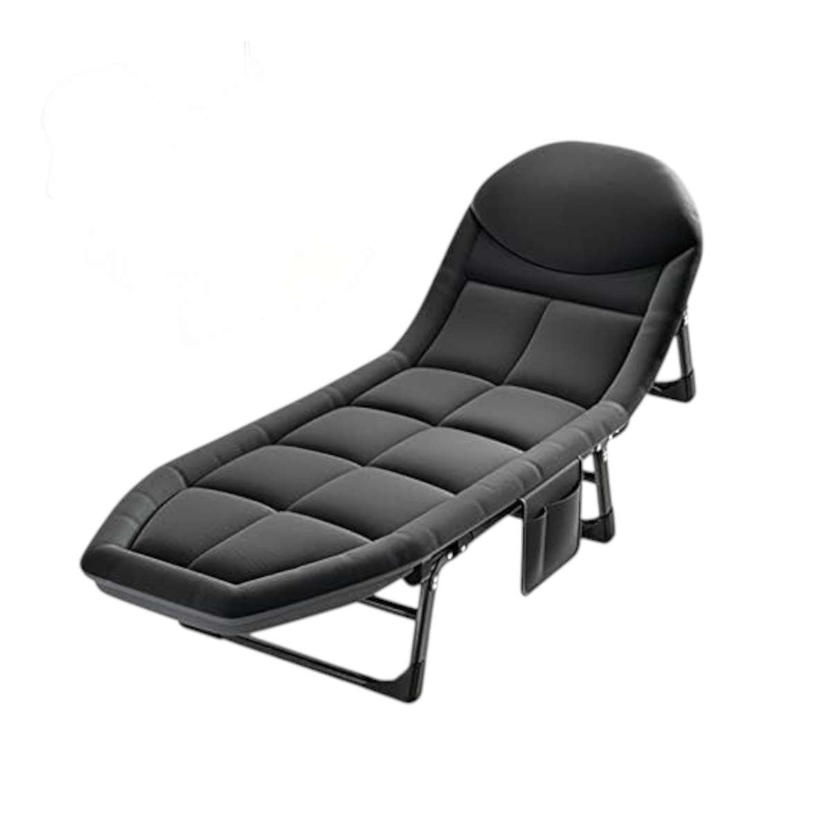 MFurn ComfyFold Deluxe Recliner Bed/Portable Lounge Chair with Padded Cushion