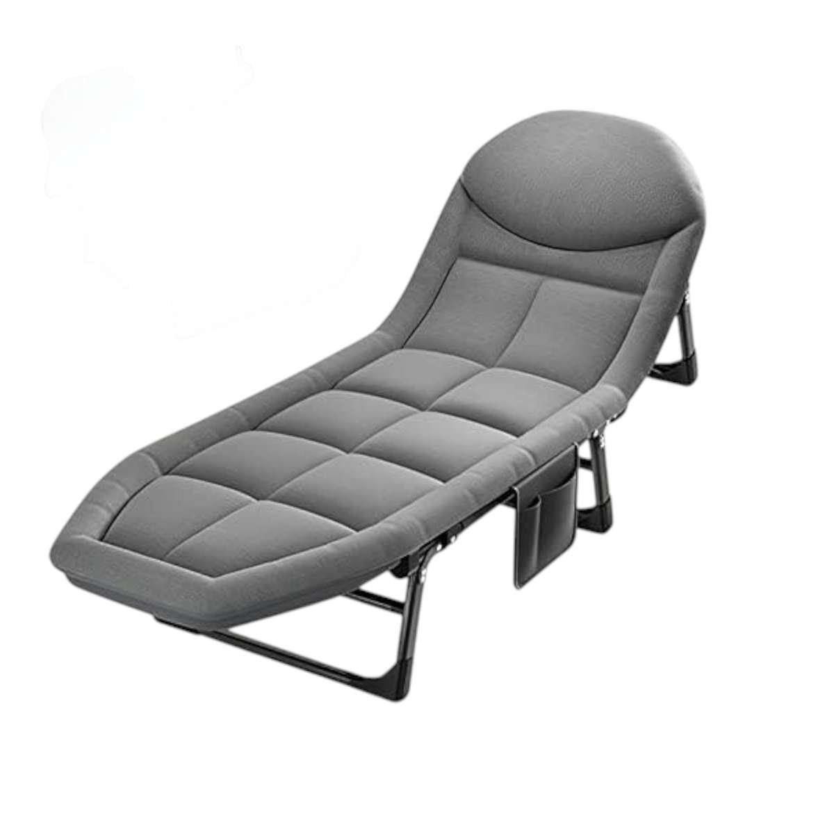 MFurn ComfyFold Deluxe Recliner Bed/Portable Lounge Chair with Padded Cushion