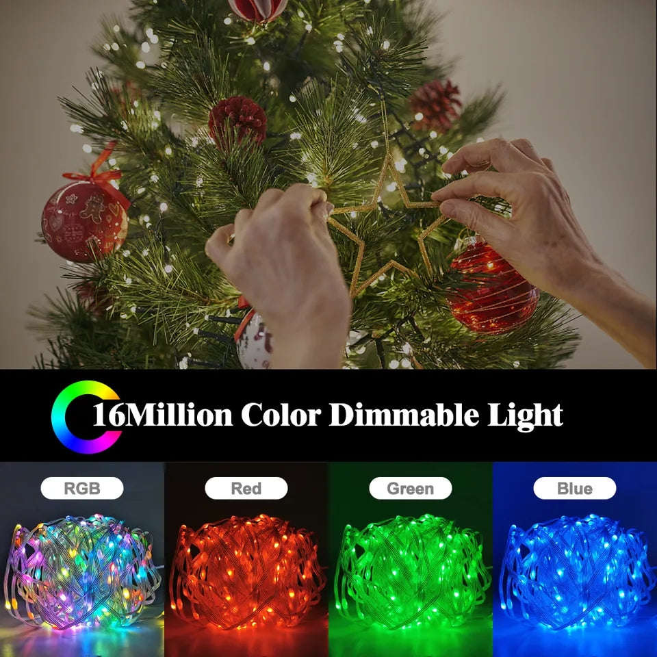 RGB 10M Waterproof Outdoor/Indoor Decorative Led String Lights