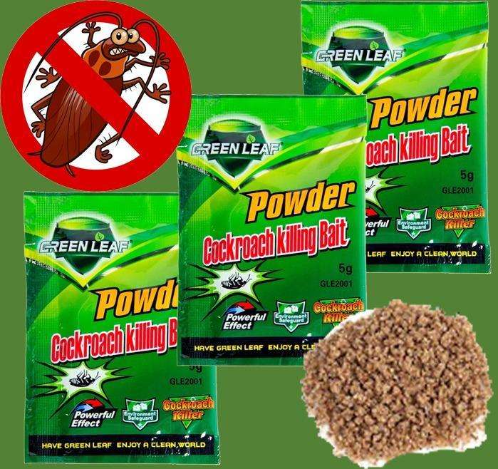 Greenleaf Cockroach killer powder Cockroach repellent  Effective insect killer- 50pc