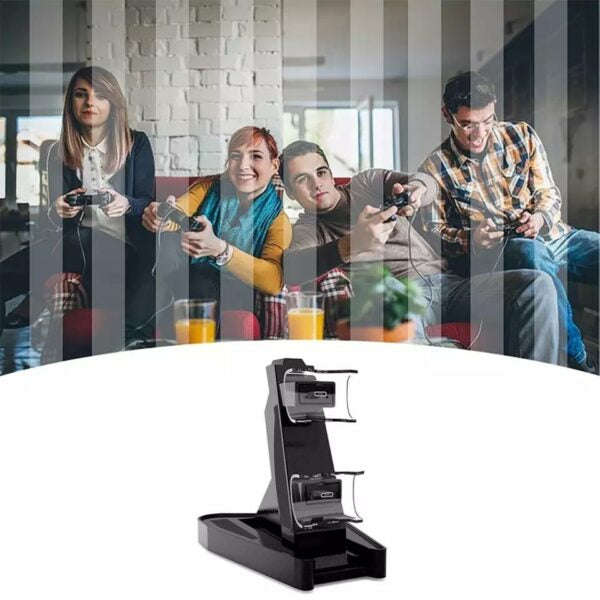 PS5 Game Controller Handle Dual Charger Dock for Sony PS5 Dual Wireless Charging Desktop Stand