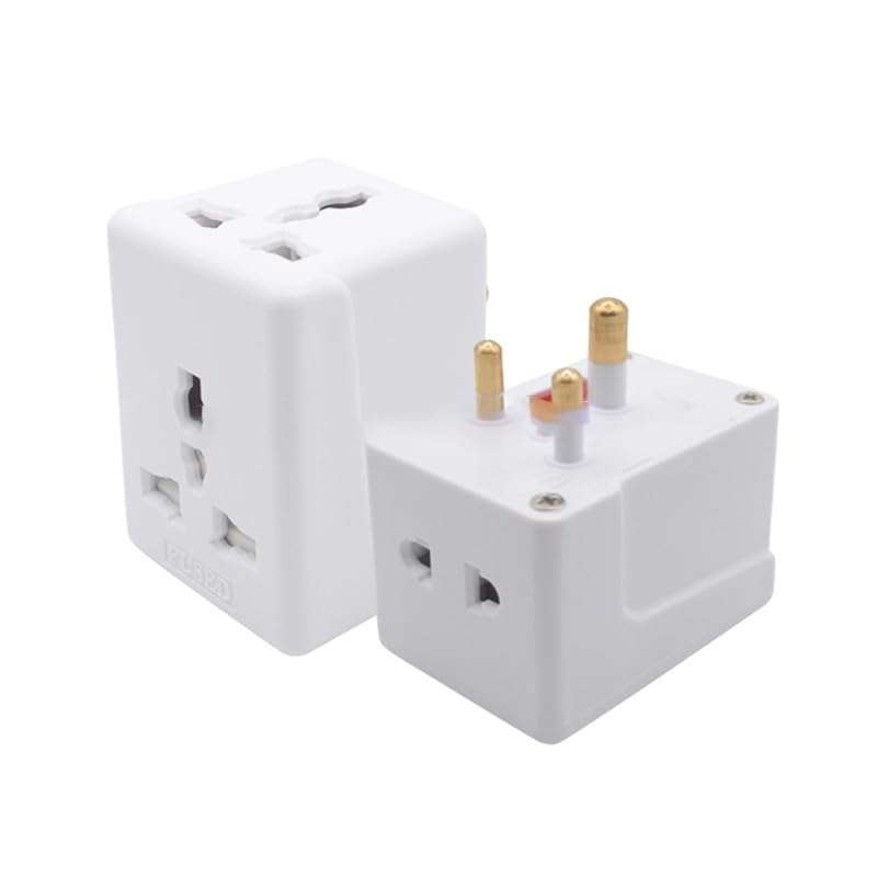 MHome Universal Power Adapter  2×13A + 1×5A Multi-Socket Travel Adaptor | SA to UK/EU/US | 2...