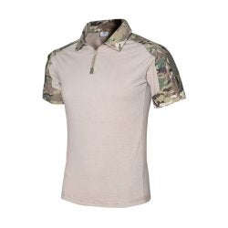 Men Military Tactical T-shirt Short Sleeve Cameo - Various Colours