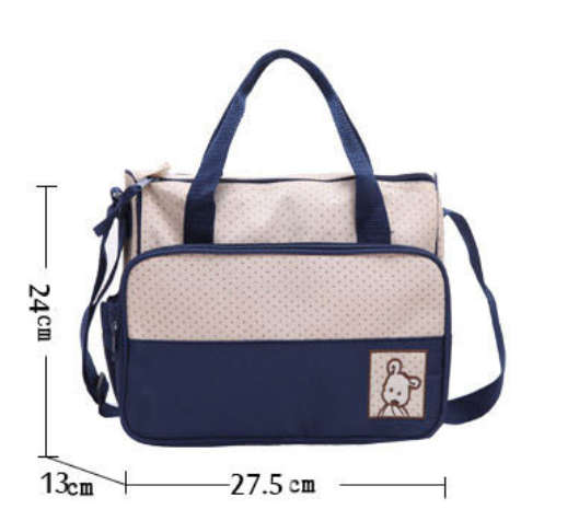 MBaby 5-Piece Multifunctional Baby Changing & Diaper Bag Set