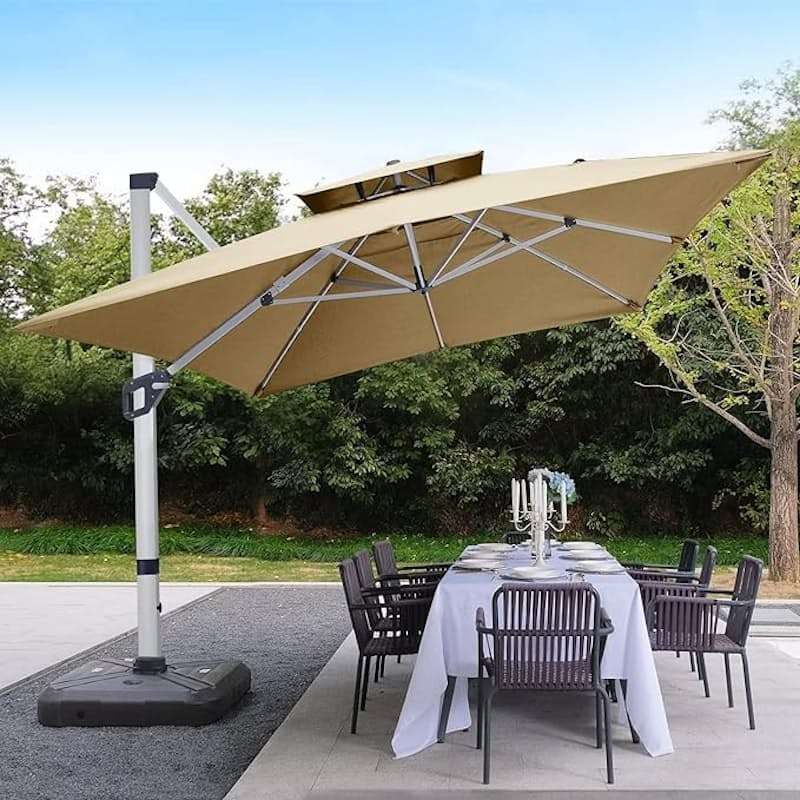 Weather-Resistant Cantilever Umbrella