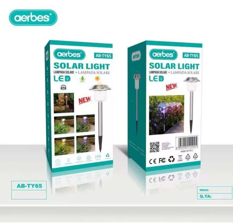 Solar Powered Garden Light White 30watt