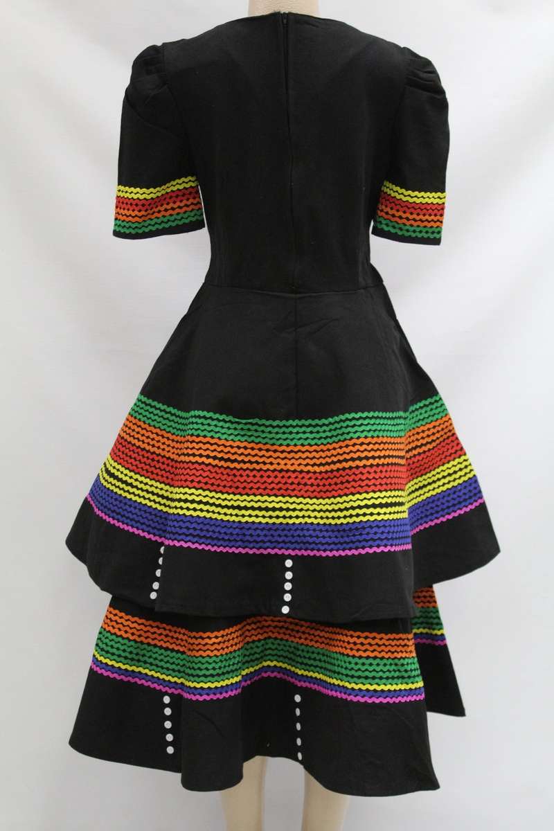 Ladies Traditional Attire 3pc~ Dress, Doek and Bag