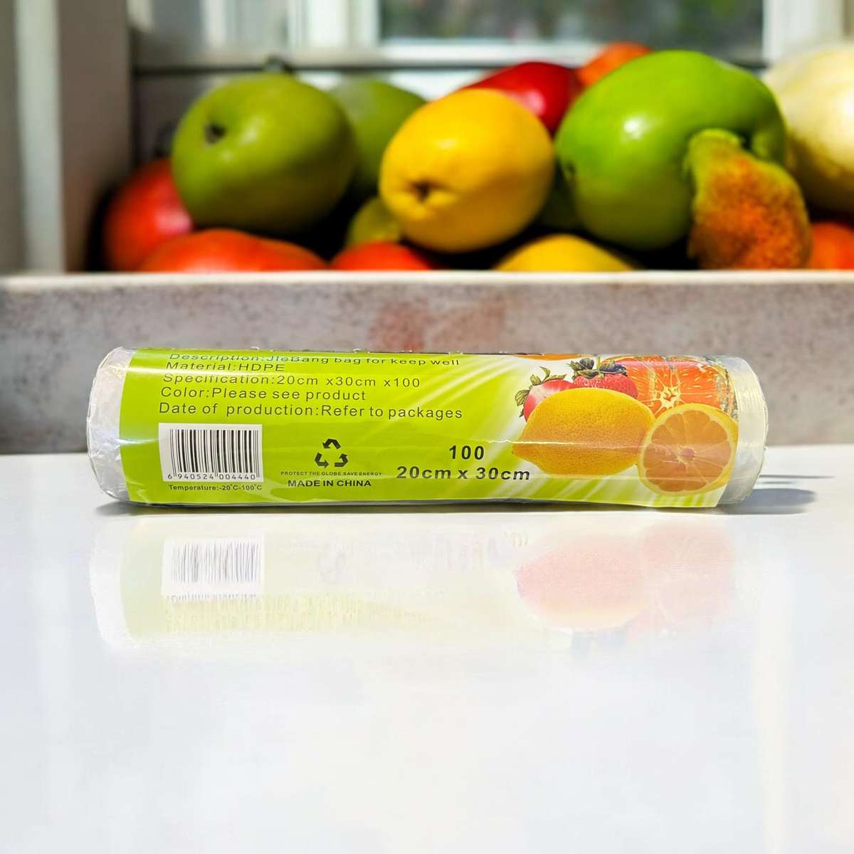 Plastic Produce Bag on a Roll | Excellent Clear Food Storage Bags