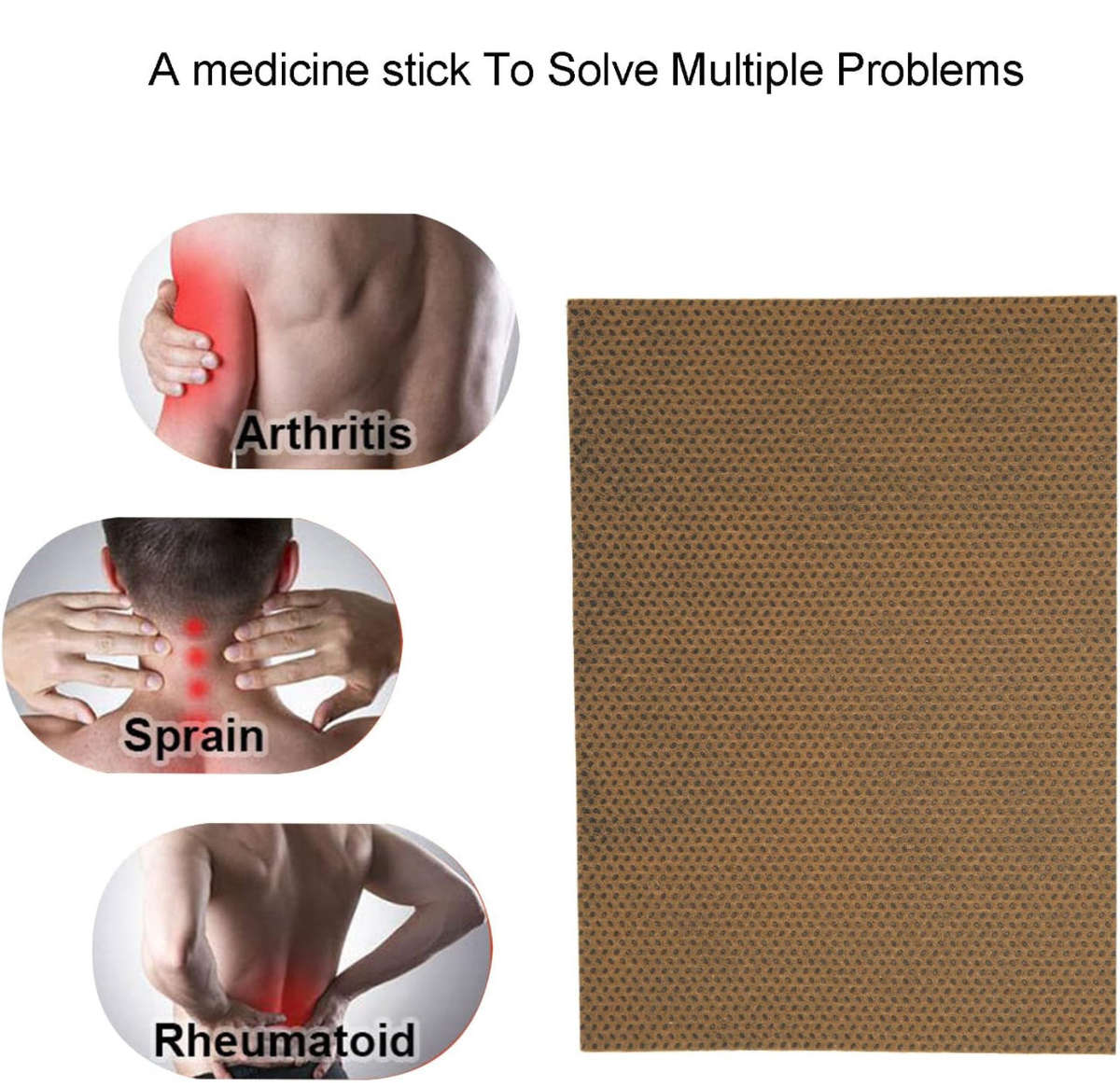 Fast Acting Chinese Far Infrared Patches, Long Lasting Patch for Back Pain, Shoulder Pain, Joint ...